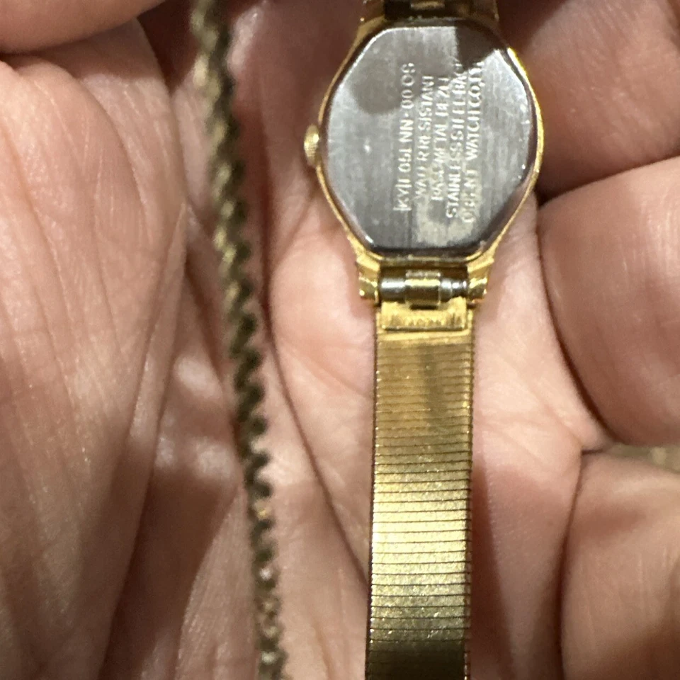 *Working* ORIENT VINTAGE NICE GOLD PLATED LADIES WATCH BRACELET F05LNN-00 CS - Image 4 of 4