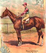 1890 Proctor Knott Winning Race Horse D.M. Osborne & Co Harvesting Machinery #5E