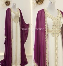 Sale Wedding Moroccan Dubai Kaftans Islamic Abaya Dress Farasha Fancy Long Gowns