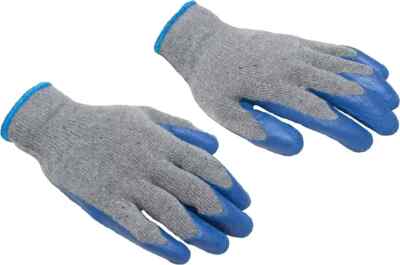 12 Pairs X-Large Rubber Latex Double Coated Work Gloves for Construction, gar...