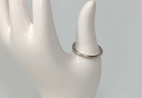 FULLY HALLMARKED STERLING SILVER FINE DOMED STACKER WEDDING BAND 1974 - Picture 11 of 12
