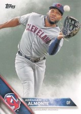 2016 Topps #556 Abraham Almonte Cleveland Indians