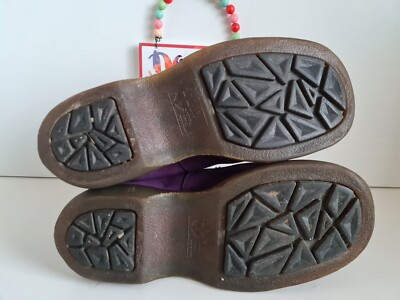 Dr Martens 8354 purple platform DMs england vintage boots chunky