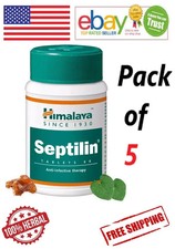 5X SEPTILIN Himalaya 60 Tabs Each With Long Expiry  Free Shipping