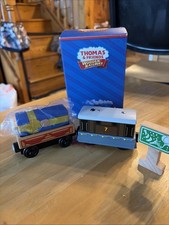 MNIB Thomas  Friends Wooden Railway BIRTHDAY SURPRISE TOBY SET - FREE SHIPPING