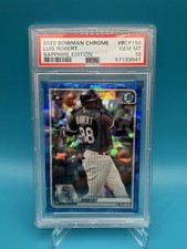 2020 Bowman Chrome LUIS ROBERT Rookie RC Sapphire PSA 10 New York Mets MLB Jr.🔥