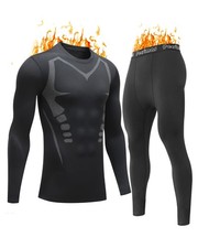 Upgraded Thermal Underwear for Men Long Johns Set for Cold Weather Base Layer...