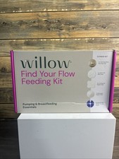 NEW Willow Find Your Flow Feeding Kit Silver Nursing Cups 12-Piece Breastfeeding
