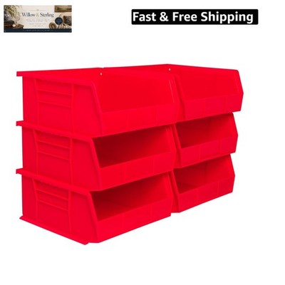 30235 AkroBins Plastic Storage Bins, Space-Saving Stackable Bins for Garage, ...