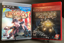 Bioshock 2 Greatest Hits &  Bioshock Infinite PS3 Lot of 2, Complete, VG Blu-Ray