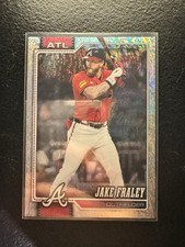 Topps 2026 Series One #323 Jake Fraley Atlanta Braves Card SandGlitter Parrell 