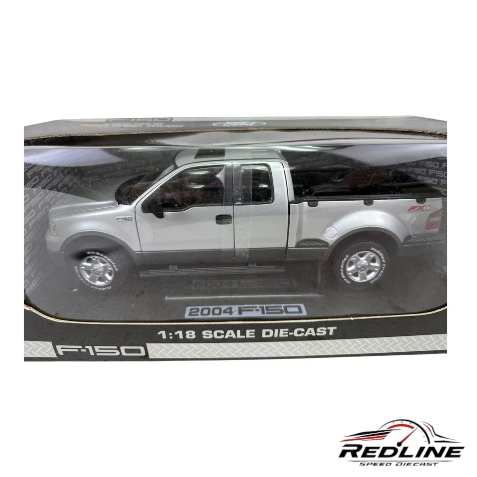 🇺🇸🇺🇸Beanstalk Group 2004 Ford F-150 Silver Pickup Truck 1:18 LN🇺🇸🇺🇸 - Image 2 of 4