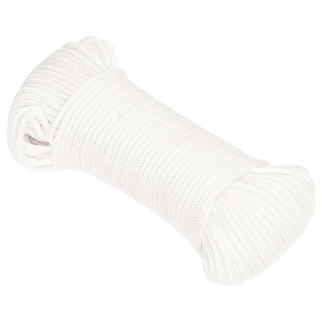 Corda Bianca Polipropilene 3mm per Barca e Giardino - Bobina 500m