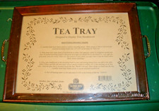 NEW Sudberry House 13 X 17 walnut tray Plus Handles Needlework Art Display XL Sz