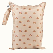 Tiny Twinkle Mess Proof Wet Bags  1-Pack Reusable 1 Pack, Boho Rainbow