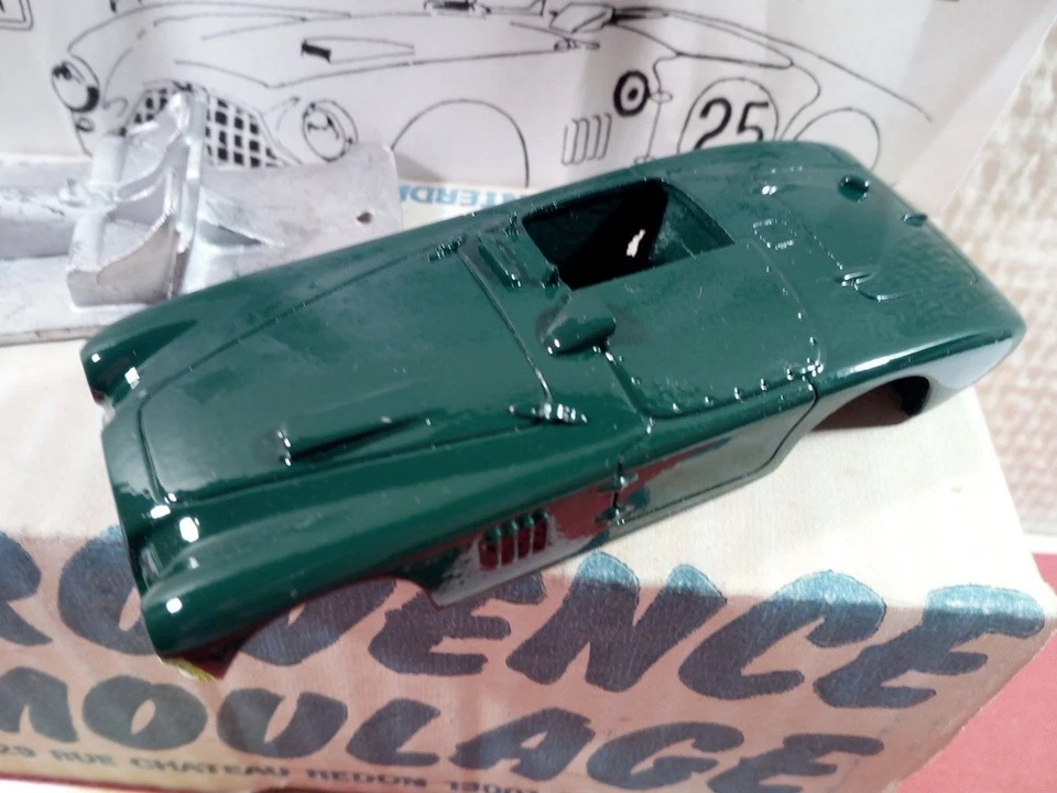 1-43 Aston Martin DB3 Spider Le Mans '52 #25 Resin kit prepainted Provence - Immagine 2 di 4