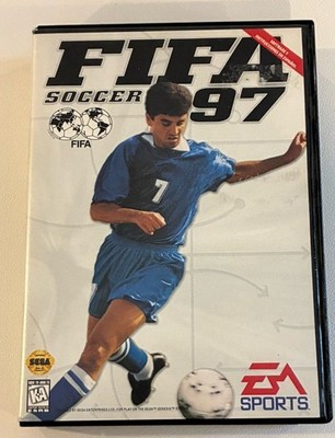 FIFA 97 (Sega Genesis, 1996)   Complete In Box Classic Soccer Game - Tested