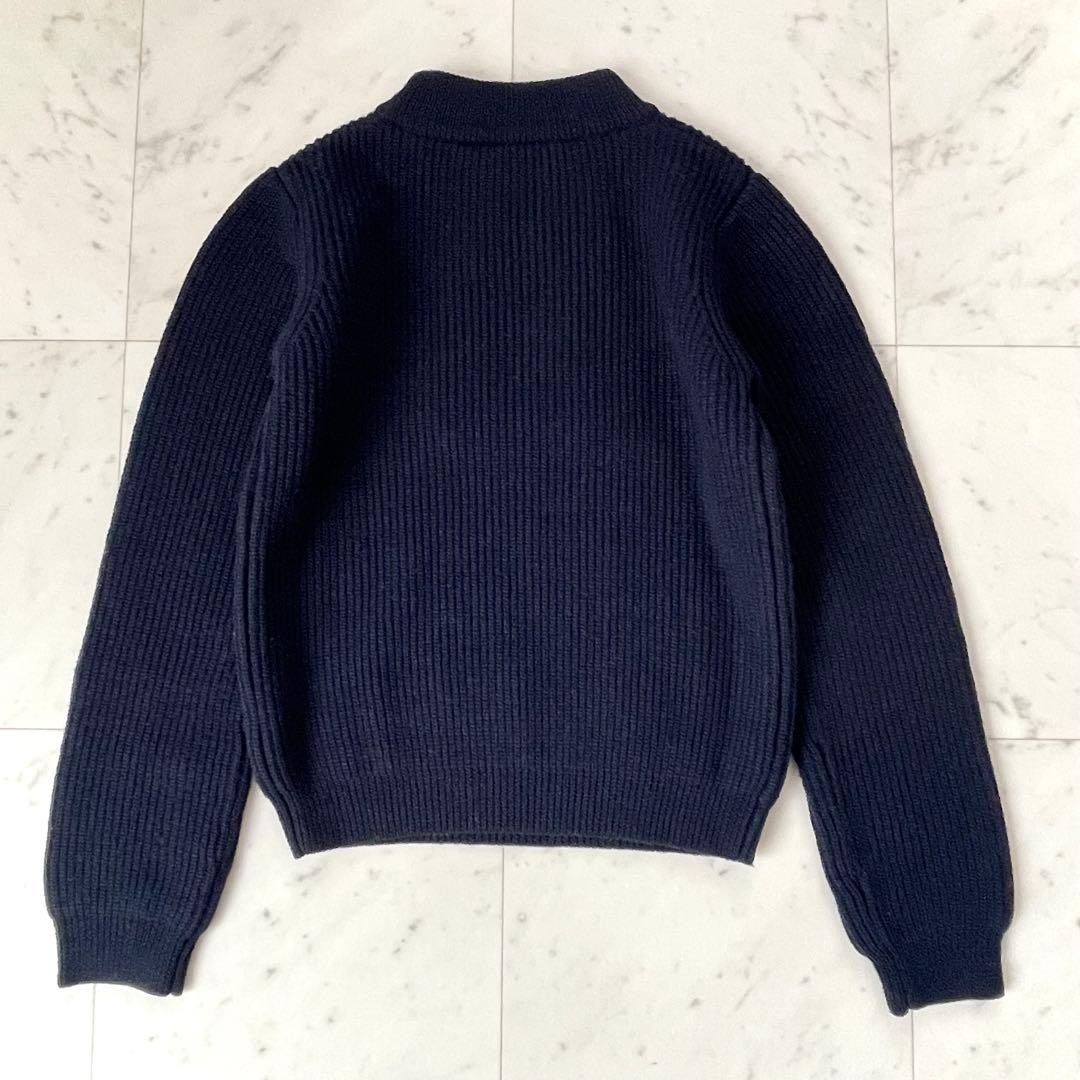 Good Madison Blue School Patch Pullover Knit Navy - image 3
