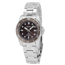 Seiko Prospex SNE571P1 Solar 38mm Brown Dial 200m Diver Watch