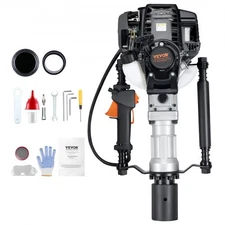 VEVOR 37.77cc Gas-Powered T Post Driver,4-Stroke Engine Gasoline Fence Piling Po