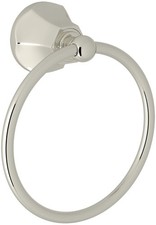 WE4 Wellsford 6" Towel Ring, Polished Nickel
