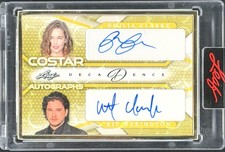Marketplace image: Emilia Clarke Kit Harrington 2023 Leaf Decadence Auto 1/1 Superfractor Gold