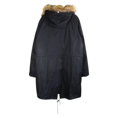 Fred Perry Zip In Liner Fishtail Parka Jacket J6504 M Black image 2