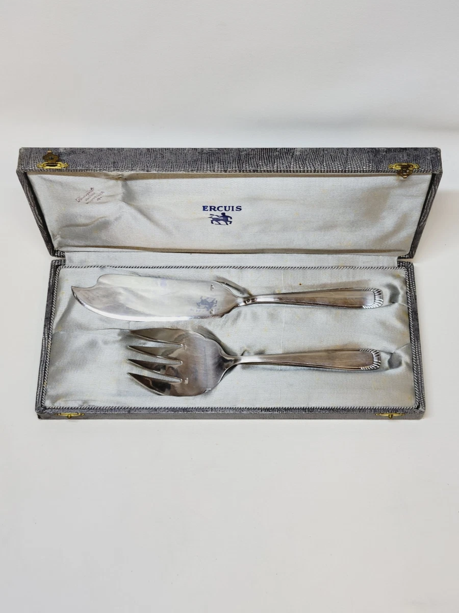 12 grands couteaux ercuis metal argente - Arts de la table
