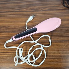 Quick Electric Heated LCD Hair Straightener Brush for Women's Hair Styling Comb