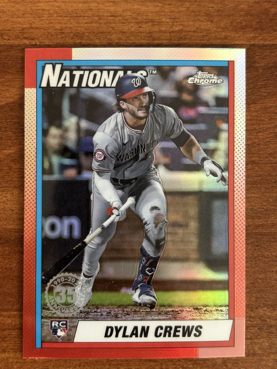 2025 Topps Chrome DYLAN CREWS #90CB-16 RC 1990 35th Anniversary