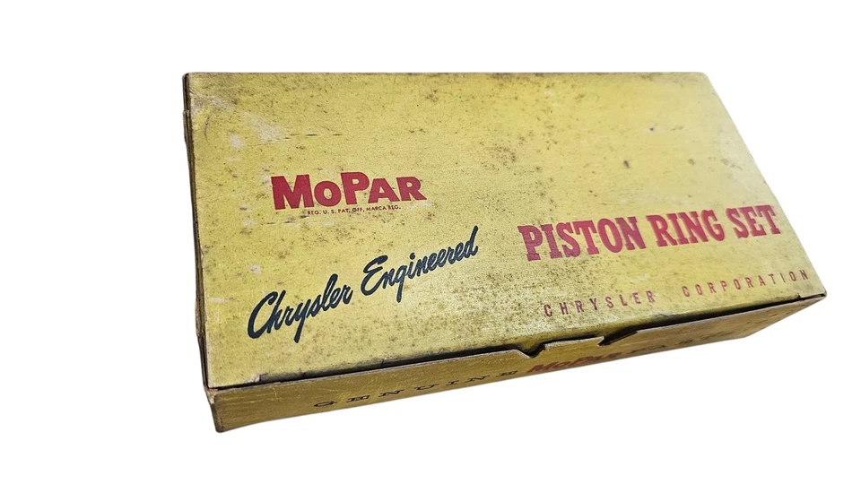 Conjunto de anel de pistão MoPar 1957-58 Dodge 392 Hemi V8 Coronet Desoto Firesweep 1752619 - Imagem 3 de 4