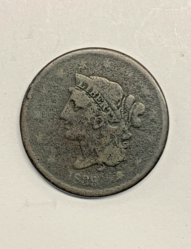 Photo of a 1839-P Large Cent from an eBay listing that sold on Jul 22, 2026