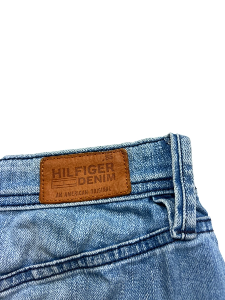 Tommy Hilfiger Naomi Falda Vaquera Mujer Talla S W30 Azul Denim