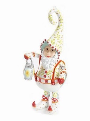 Dash Away Santa s Lantern  Elf Ornament by Patience Brewster RETIRED 6  NIB S/O