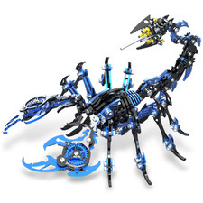 3D Metal Black-Blue Scorpion King Assembly Puzzle Educational DIY Toy For Kids