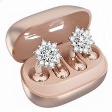 Clip On Earbuds Jewelry, Open Ear Headphones Wireless Bluetooth Earring Clip-...