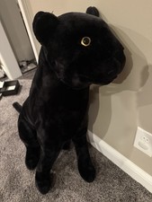 Melissa  Doug Giant 36" Black Panther Plush - Smoke Free - EUC - Large Jumbo