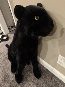 Melissa & Doug Giant 36" Black Panther Plush - Smoke Free - EUC - Large Jumbo