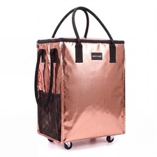 Grocery Bag Rolling Tote Bag on Wheels, Shopping Bag with Wheels Handle  Reu...