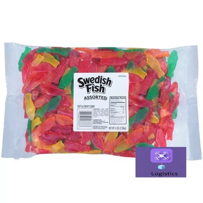 Swedish Fish Soft & Chewy Candy Assorted - 5lbs