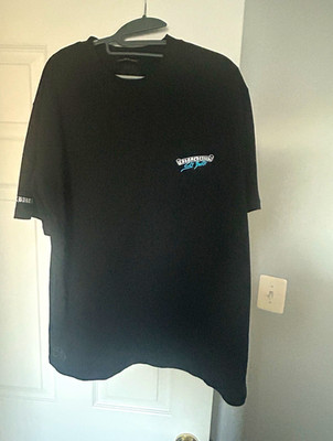 Chrome Hearts St. Barth Men's Black Graphic Logo Crew Neck Tee M/L