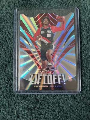 2023-24 Panini Revolution Liftoff! Sunburst /75 Scoot Henderson #7