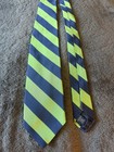 Brooks Brothers Silk Men's Tie Blue Green Striped Woven Makers — photo 3