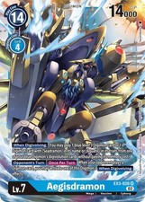 Aegisdramon Super Rare Draconic Roar Foil EX3-026 SR NM