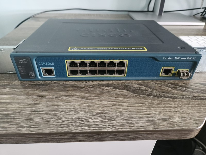 Cisco Catalyst 3560-PC-S 12 Port Managed Network Ethernet Switch