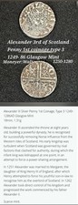 Alexander 3rd of Scotland Penny