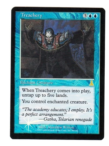 MTG Treachery Foil English UD Urza's Destiny NM/EX