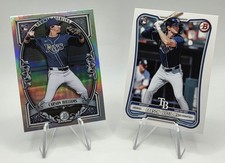 Carson Williams 2026 Bowman - Bowman Sterling Refractor Rookie + Base Rookie