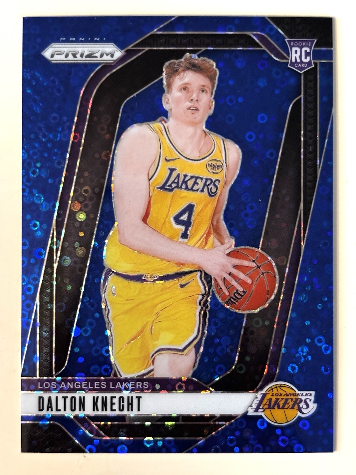 2024-25 Panini Prizm - Dalton Knecht #238 Blue Fast Break Prizm /150 (RC)