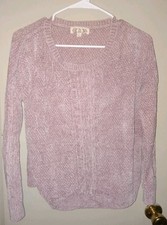 Pink Rose Women's Knit Sweater Size S